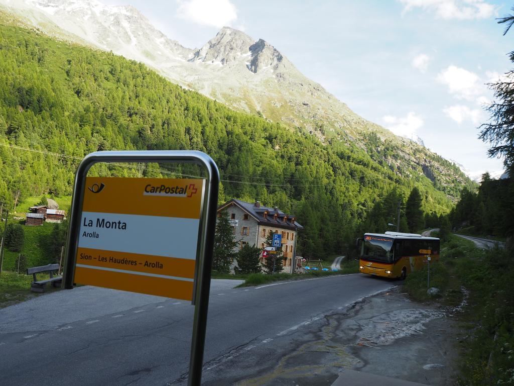 Aiguille De La Tza Otel Arolla Oda fotoğraf